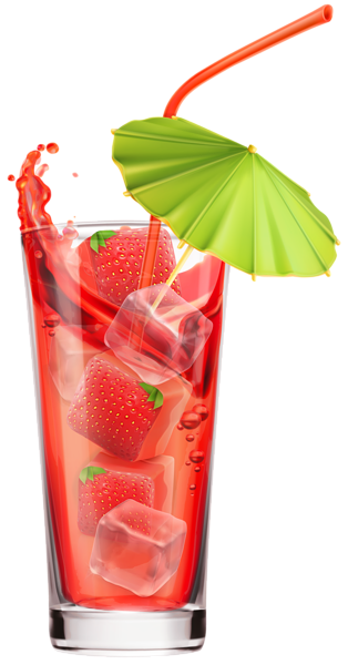 This png image - Strawberry Cocktail PNG Clipart Image, is available for free download