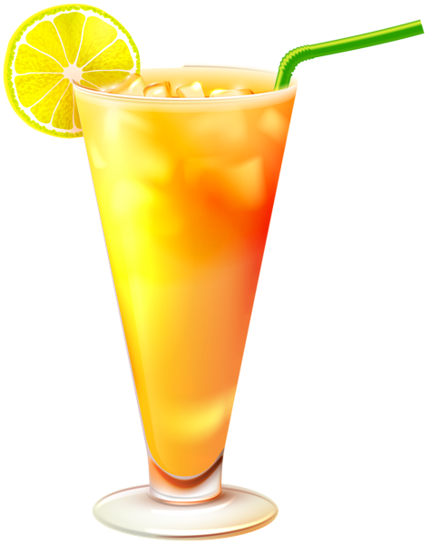 This png image - Summer Orange Cocktail PNG Clip Art Image, is available for free download