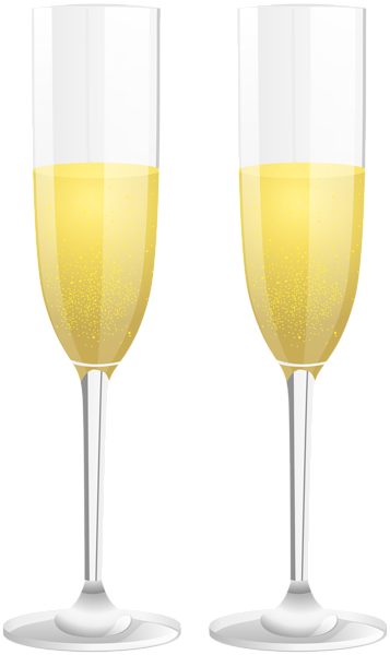 This png image - Two Champagne Glasses PNG Clip Art Image, is available for free download