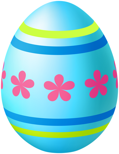 Blue Easter Egg PNG Clipart | Gallery Yopriceville - High-Quality Free