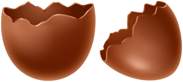 Broken Chocolate Egg PNG Clipart | Gallery Yopriceville - High-Quality