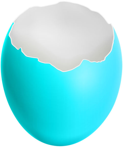 This png image - Broken Easter Egg Blue Clip Art Image, is available for free download