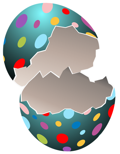 This png image - Broken Easter Egg Transparent PNG Clip Art Image, is available for free download