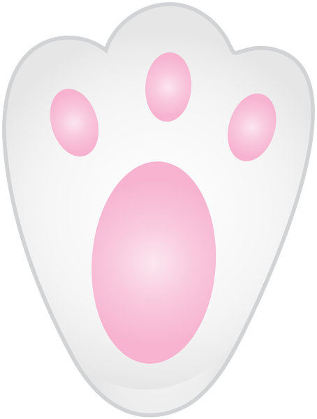 This png image - Bunny Paw Transparent Clip Art Image, is available for free download
