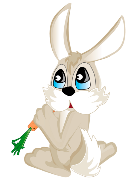 This png image - Bunny with Carrot PNG Picture, is available for free download