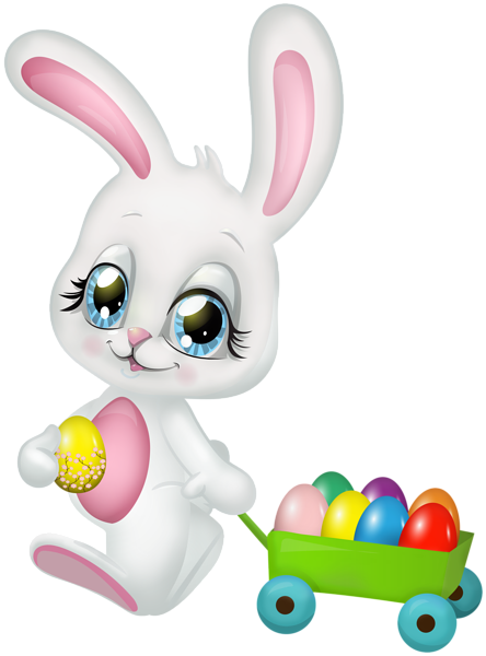 This png image - Cute Easter Bunny Transparent Clip Art Image, is available for free download
