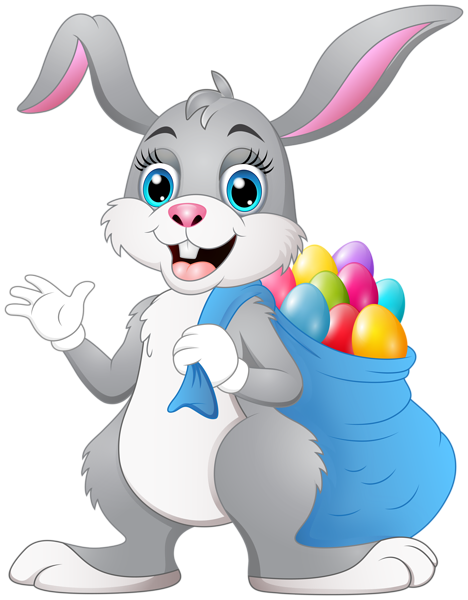 This png image - Cute Easter Bunny Transparent Image, is available for free download