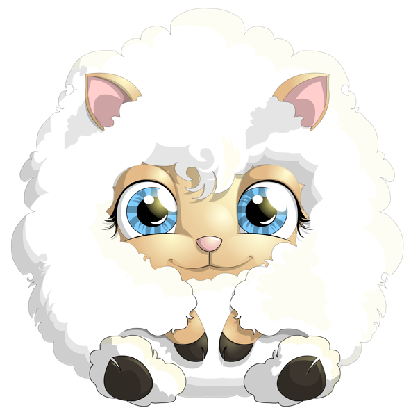 This png image - Cute Lamb PNG Clipart Picture, is available for free download