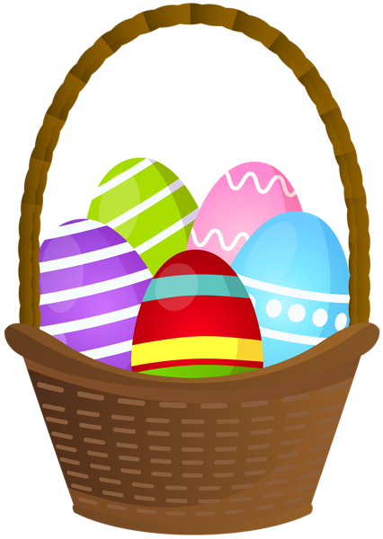 This png image - Decorative Easter Basket PNG Clipart, is available for free download
