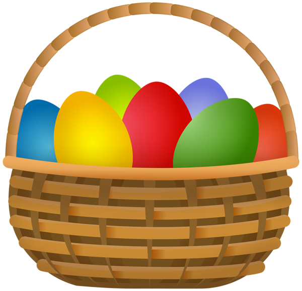 This png image - Decorative Easter Basket PNG Transparent Clipart, is available for free download