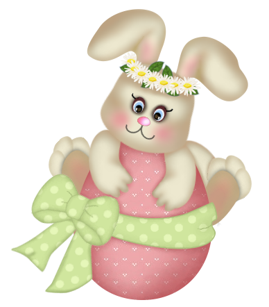 This png image - Easter Bunny and Pink Egg Clipart, is available for free download