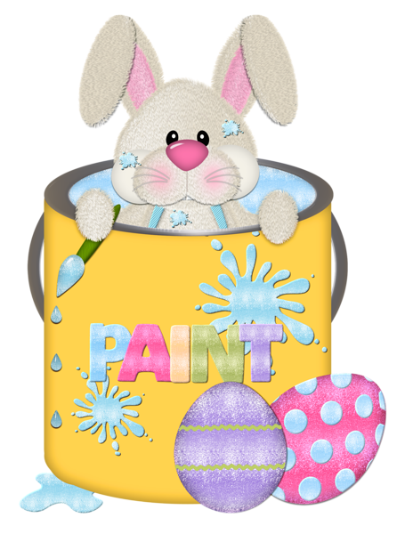 This png image - Easter Bunny in Cup Transparent PNG Clipart, is available for free download