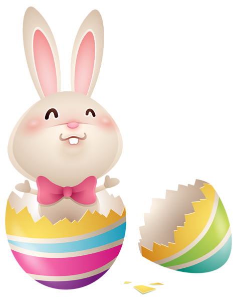 This png image - Easter Bunny in Egg PNG Clipart Image, is available for free download