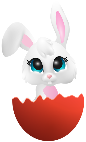 This png image - Easter Bunny in Egg Transparent Image, is available for free download