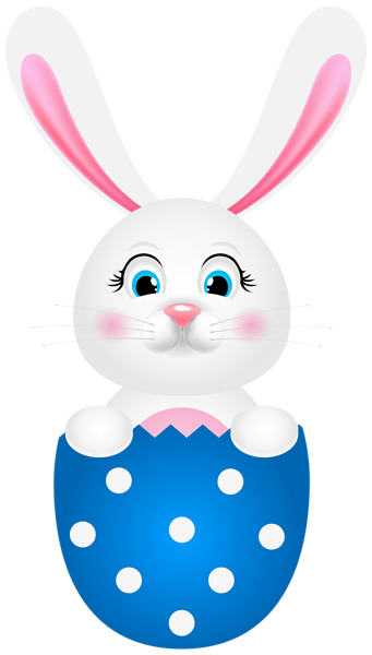 This png image - Easter Bunny on Blue Egg PNG Clipart, is available for free download