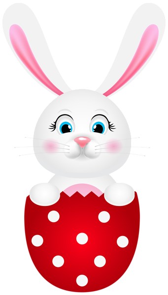 This png image - Easter Bunny on Red Egg PNG Clipart, is available for free download