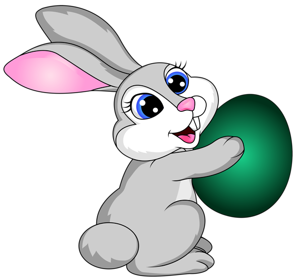 Easter Bunny with Egg Transparent PNG Clip Art Image Gallery