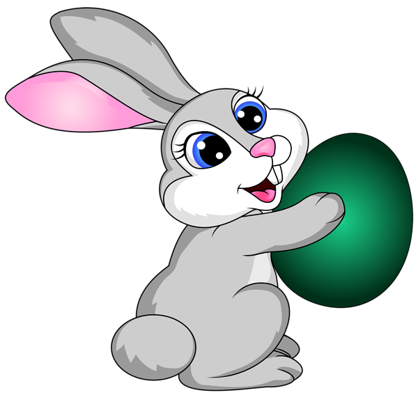This png image - Easter Bunny with Egg Transparent PNG Clip Art Image, is available for free download