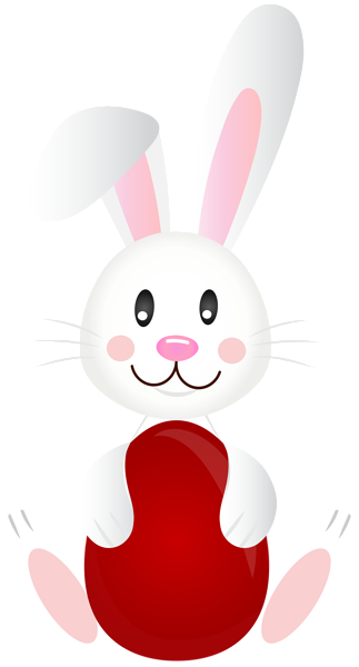 This png image - Easter Bunny with Red Egg PNG Clipart, is available for free download