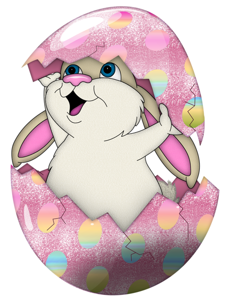 This png image - Easter Cute Bunny in Egg Transparent PNG Clipart, is available for free download