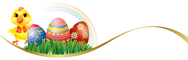 This png image - Easter Deco with Eggs and Chicken PNG Clipart Picture, is available for free download