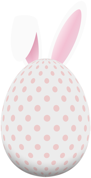 This png image - Easter Egg with Bunny Ears PNG Clip Art Image, is available for free download