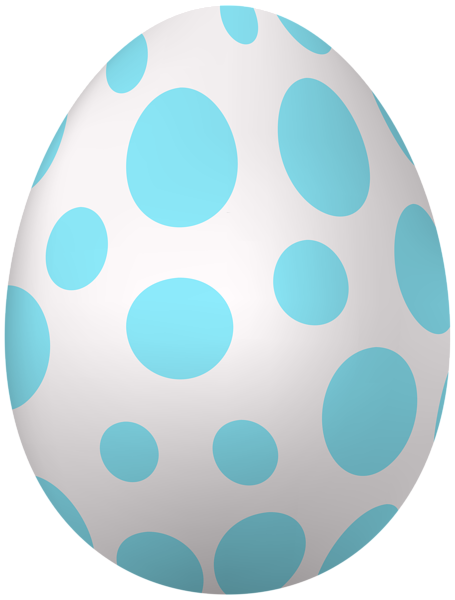 This png image - Easter Egg Blue Spots PNG Clipart, is available for free download