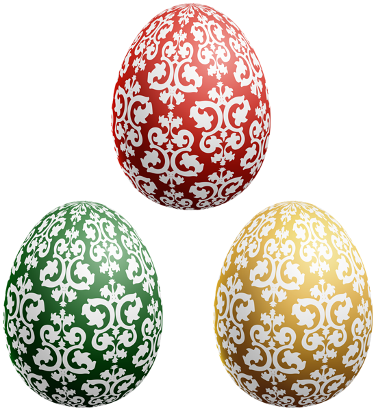 This png image - Easter Egg Deco Set Clipart Image, is available for free download