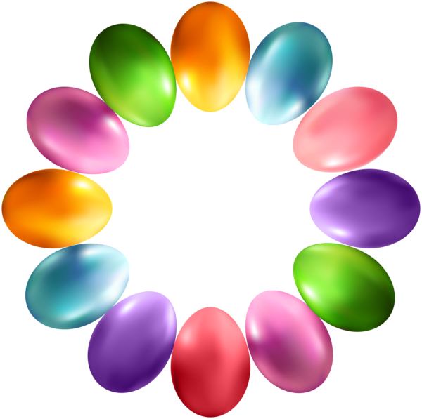 This png image - Easter Egg Frame Transparent PNG Clip Art, is available for free download