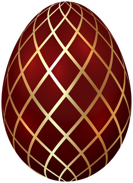 This png image - Easter Egg Red Gold Transparent Image, is available for free download