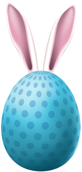This png image - Easter Egg with Bunny ears PNG Clip Art Image, is available for free download