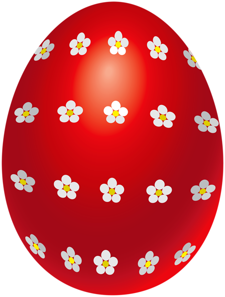 This png image - Easter Egg with Flowers Transparent Clip Art Image, is available for free download