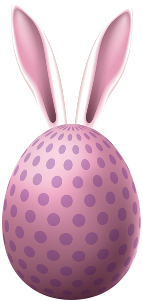 This png image - Easter Egg with Rabbit Ears PNG Clip Art Image, is available for free download