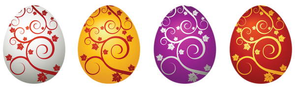 This png image - Easter Eggs Decorative PNG Clipart Picture, is available for free download
