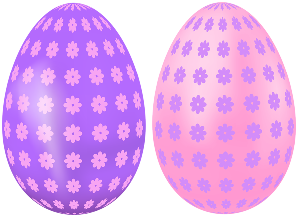 This png image - Easter Eggs Pink and Purple Transparent Image, is available for free download