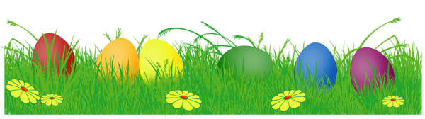 This png image - Easter Eggs with Grass PNG Clipart Picture, is available for free download