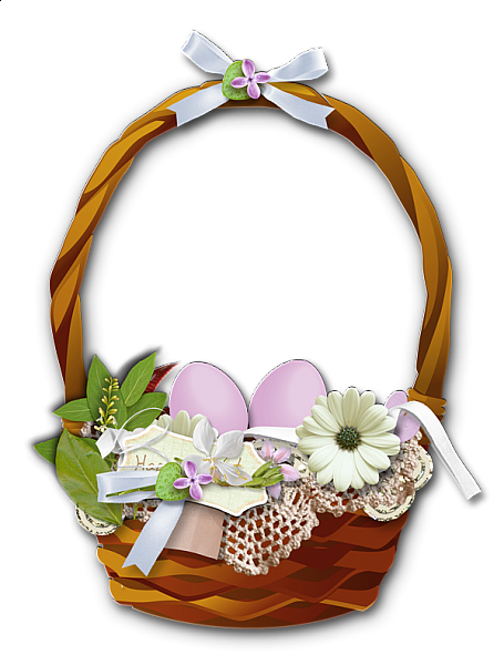 This png image - Easter Flower Basket Clipart, is available for free download