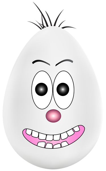 This png image - Easter Funny Egg PNG Clip Art Image, is available for free download