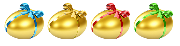 This png image - Easter Gold Transparen Eggs, is available for free download
