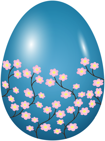 This png image - Easter Spring Egg Blue Clip Art Image, is available for free download