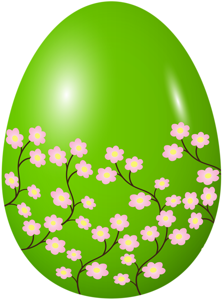 This png image - Easter Spring Egg Green Clip Art Image, is available for free download