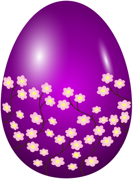 This png image - Easter Spring Egg Purple Clip Art Image, is available for free download