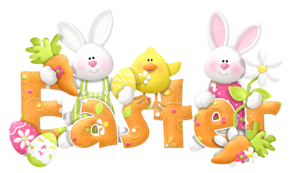 This png image - Easter Transparent Cute Text PNG Clipart, is available for free download