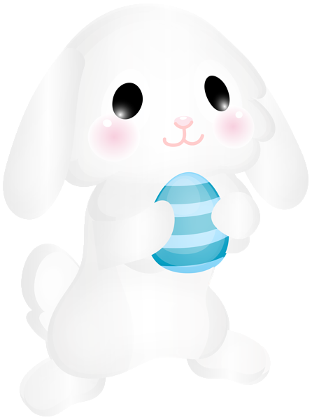 This png image - Easter White Bunny Transparent PNG Clipart, is available for free download