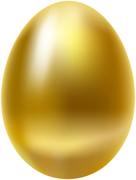 This png image - Gold Easter Egg Clip Art Image, is available for free download