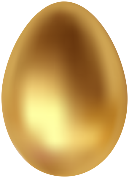 This png image - Gold Easter Egg Transparent PNG Clipart, is available for free download