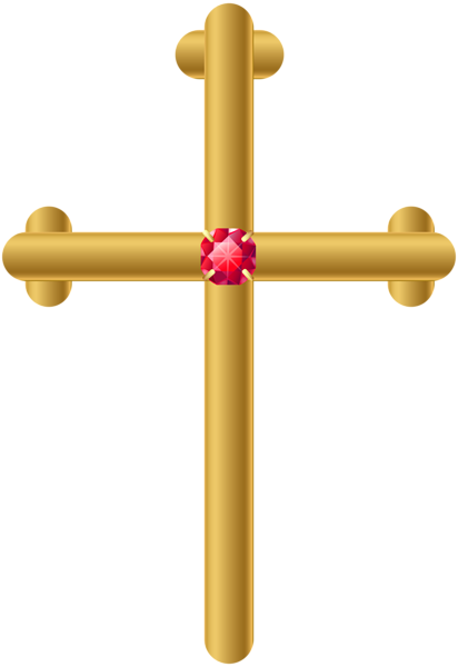 This png image - Golden Cross PNG Clip Art Image, is available for free download