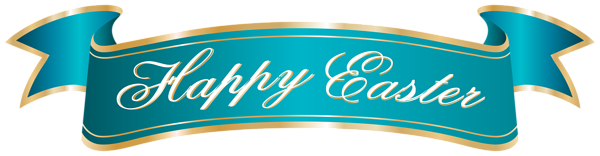 This png image - Happy Easter Banner PNG Clip Art Image, is available for free download