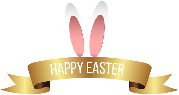This png image - Happy Easter Banner Transparent Clip Art, is available for free download