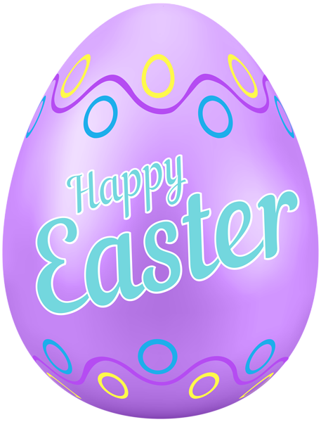 This png image - Happy Easter Egg Violet Clip Art Image, is available for free download